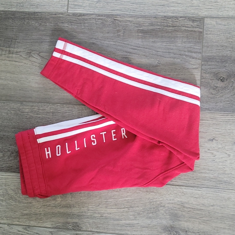 XS Red Hollister sweater leggings